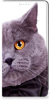 B2Ctelecom Flipcover Samsung Galaxy A21s Telefoonhoesje Kat