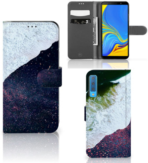 B2Ctelecom Flipcover Samsung Galaxy A7 (2018) Design Sea in Space