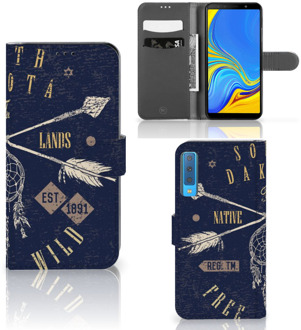 B2Ctelecom Flipcover Samsung Galaxy A7 (2018) Design South Dakota