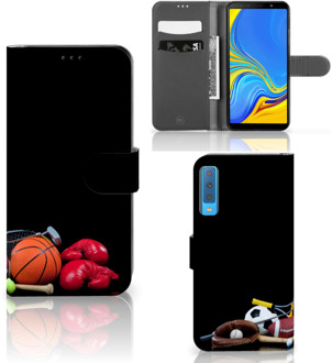 B2Ctelecom Flipcover Samsung Galaxy A7 (2018) Design Sports