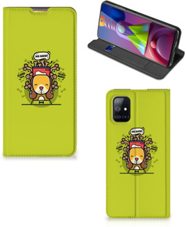 B2Ctelecom Flipcover Samsung Galaxy M51 Smartphone Hoesje Doggy Biscuit