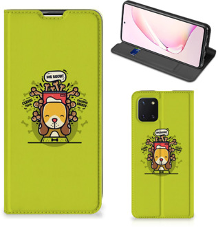 B2Ctelecom Flipcover Samsung Galaxy Note 10 Lite Smartphone Hoesje Doggy Biscuit