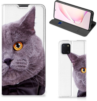 B2Ctelecom Flipcover Samsung Galaxy Note 10 Lite Telefoonhoesje Kat