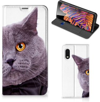 B2Ctelecom Flipcover Samsung Xcover Pro Telefoonhoesje Kat