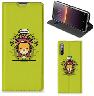 B2Ctelecom Flipcover Sony Xperia L4 Smartphone Hoesje Doggy Biscuit