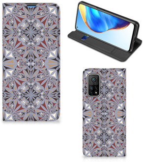 B2Ctelecom Flipcover Xiaomi Mi 10T | 10T Pro Smart Cover Flower Tiles