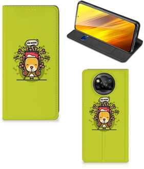 B2Ctelecom Flipcover Xiaomi Poco X3 Smartphone Hoesje Doggy Biscuit