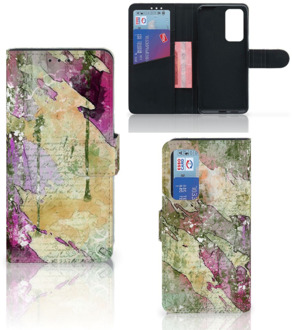 B2Ctelecom Foto hoesje Huawei P40 Telefoonhoesje Letter Painting