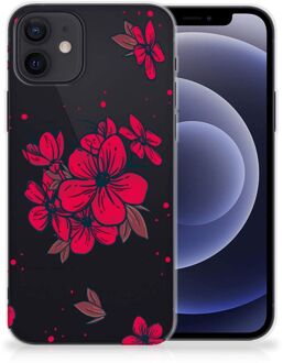 B2Ctelecom Foto hoesje iPhone 12 | 12 Pro (6.1") Telefoon Hoesje Blossom Red