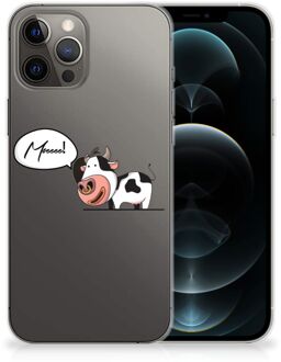 B2Ctelecom Foto hoesje iPhone 12 Pro Max Telefoon Hoesje Gepersonaliseerd Cadeau Cow