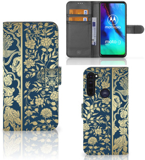 B2Ctelecom Foto hoesje Motorola Moto G Pro Telefoon Case Golden Flowers