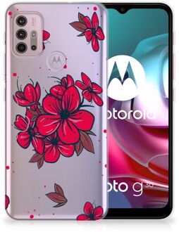 B2Ctelecom Foto hoesje Motorola Moto G30 | G10 Telefoon Hoesje Blossom Red