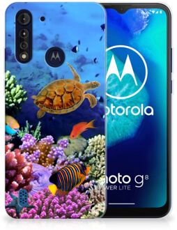 B2Ctelecom Foto hoesje Motorola Moto G8 Power Lite Telefoon Hoesje Vissen