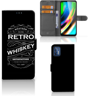 B2Ctelecom Foto hoesje Motorola Moto G9 Plus Telefoonhoesje met Tekst Whiskey