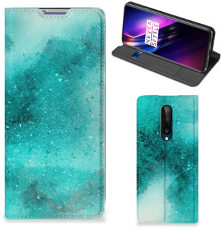 B2Ctelecom Foto hoesje OnePlus 8 Smart Cover Painting Blue