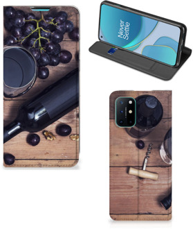 B2Ctelecom Foto hoesje OnePlus 8T Smart Cover Wijn