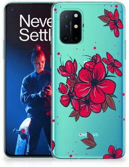 B2Ctelecom Foto hoesje OnePlus 8T Telefoon Hoesje Blossom Red