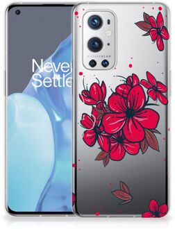 B2Ctelecom Foto hoesje OnePlus 9 Pro Telefoon Hoesje Blossom Red