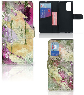 B2Ctelecom Foto hoesje OnePlus 9 Pro Telefoonhoesje Letter Painting