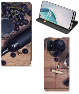 B2Ctelecom Foto hoesje OnePlus Nord N10 5G Smart Cover Wijn