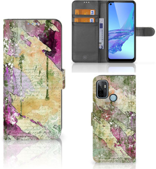 B2Ctelecom Foto hoesje OPPO A53 | OPPO A53s Telefoonhoesje Letter Painting