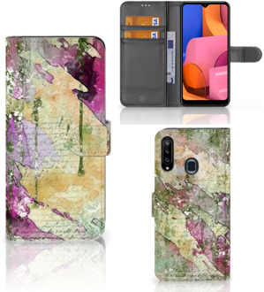 B2Ctelecom Foto hoesje Samsung Galaxy A20s Telefoonhoesje Letter Painting