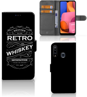 B2Ctelecom Foto hoesje Samsung Galaxy A20s Telefoonhoesje met Tekst Whiskey