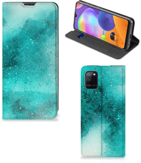 B2Ctelecom Foto hoesje Samsung Galaxy A31 Smart Cover Painting Blue