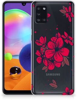 B2Ctelecom Foto hoesje Samsung Galaxy A31 Telefoon Hoesje Blossom Red