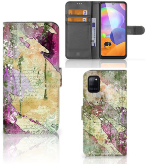 B2Ctelecom Foto hoesje Samsung Galaxy A31 Telefoonhoesje Letter Painting