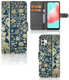 B2Ctelecom Foto hoesje Samsung Galaxy A32 5G Telefoon Case Golden Flowers