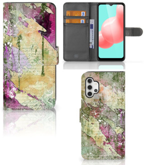 B2Ctelecom Foto hoesje Samsung Galaxy A32 5G Telefoonhoesje Letter Painting