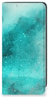 B2Ctelecom Foto hoesje Samsung Galaxy A41 Smart Cover Painting Blue