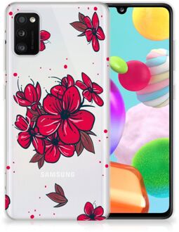 B2Ctelecom Foto hoesje Samsung Galaxy A41 Telefoon Hoesje Blossom Red