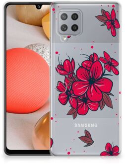 B2Ctelecom Foto hoesje Samsung Galaxy A42 Telefoon Hoesje Blossom Red