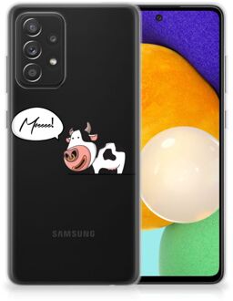 B2Ctelecom Foto hoesje Samsung Galaxy A52 (5G/4G) Telefoon Hoesje Gepersonaliseerd Cadeau Cow