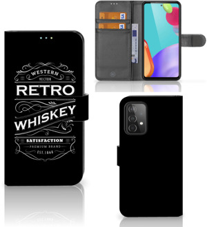 B2Ctelecom Foto hoesje Samsung Galaxy A52 Telefoonhoesje met Tekst Whiskey