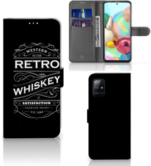 B2Ctelecom Foto hoesje Samsung Galaxy A71 Telefoonhoesje met Tekst Whiskey