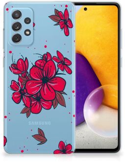 B2Ctelecom Foto hoesje Samsung Galaxy A72 Telefoon Hoesje Blossom Red