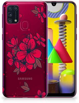 B2Ctelecom Foto hoesje Samsung Galaxy M31 Telefoon Hoesje Blossom Red