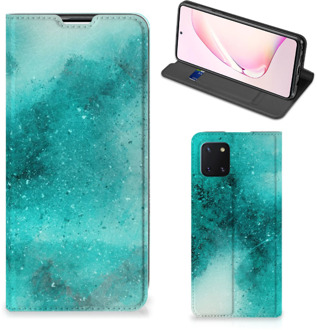 B2Ctelecom Foto hoesje Samsung Galaxy Note 10 Lite Smart Cover Painting Blue