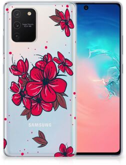 B2Ctelecom Foto hoesje Samsung Galaxy S10 Lite Telefoon Hoesje Blossom Red