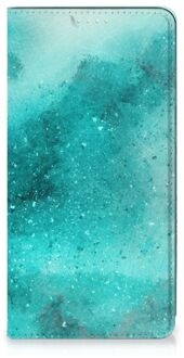 B2Ctelecom Foto hoesje Samsung Galaxy S20 FE Smart Cover Painting Blue