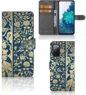 B2Ctelecom Foto hoesje Samsung Galaxy S20FE Telefoon Case Golden Flowers