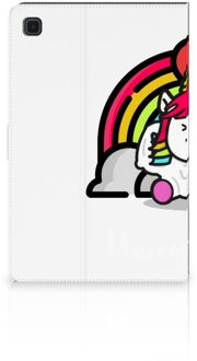 B2Ctelecom Foto Hoesje Samsung Galaxy Tab A7 (2020) Cover met Magneetsluiting Unicorn Power