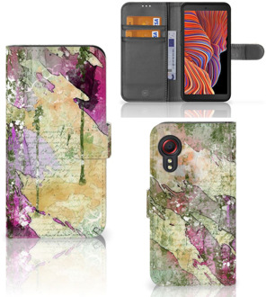 B2Ctelecom Foto hoesje Samsung Galaxy Xcover 5 Telefoonhoesje Letter Painting