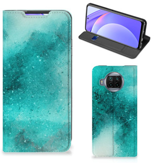 B2Ctelecom Foto hoesje Xiaomi Mi 10T Lite Smart Cover Painting Blue