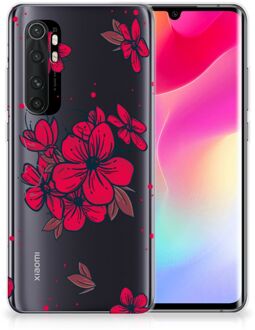 B2Ctelecom Foto hoesje Xiaomi Mi Note 10 Lite Telefoon Hoesje Blossom Red