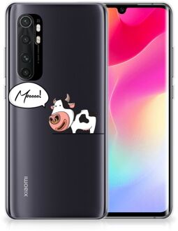 B2Ctelecom Foto hoesje Xiaomi Mi Note 10 Lite Telefoon Hoesje Gepersonaliseerd Cadeau Cow