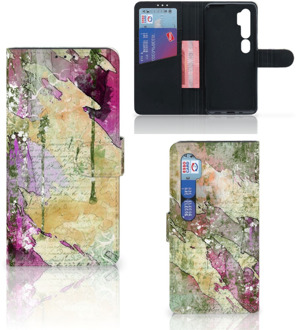 B2Ctelecom Foto hoesje Xiaomi Mi Note 10 Pro Telefoonhoesje Letter Painting